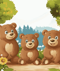 Bear Animation Diamond Painting