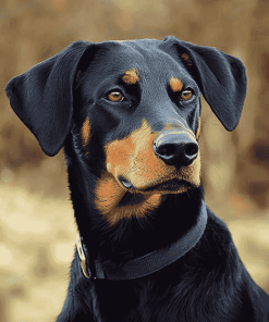 Beauceron Puppy Diamond Painting