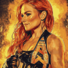 Becky Lynch WWE Diamond Painting