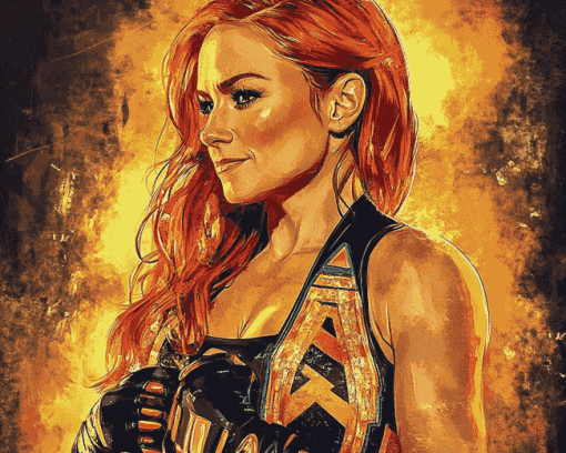 Becky Lynch WWE Diamond Painting