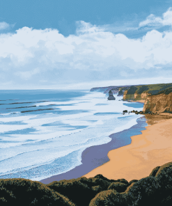 Bells Beach Seascapes Diamond Painting