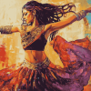 Belly Dancer Woman Diamond Painting