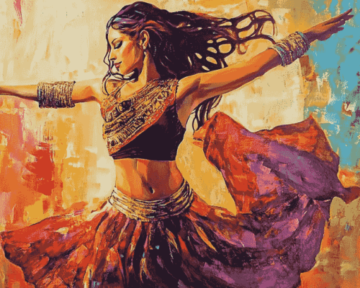 Belly Dancer Woman Diamond Painting