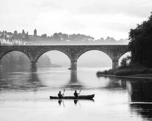 Berwick River Tweed Kayaking Diamond Painting