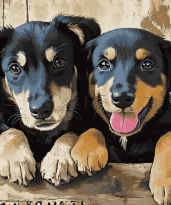 Best Dog Dad Quote Diamond Painting