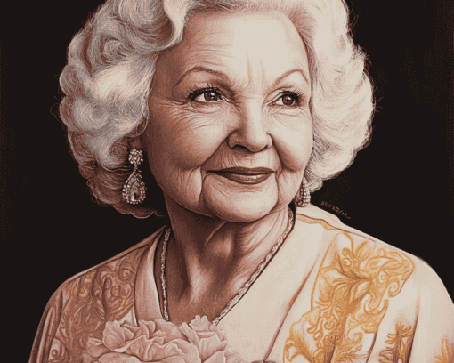 Betty White Iconic Women Diamond Painting