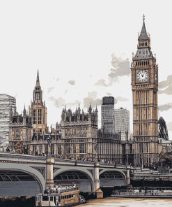 Big Ben London Skyline Diamond Painting