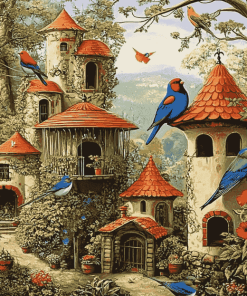 Bird House Gardens by Ciro Marchetti Diamond Painting