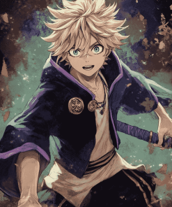 Black Clover Luck Anime Character Diamond Painting