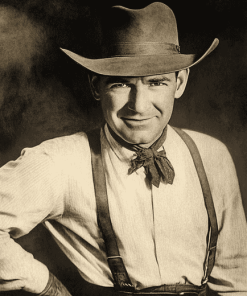 Black & White Will Rogers Diamond Painting