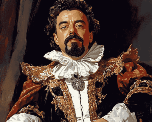 Blackadder Comedy Series Diamond Painting