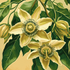 Blossoming Passionflower Diamond Painting