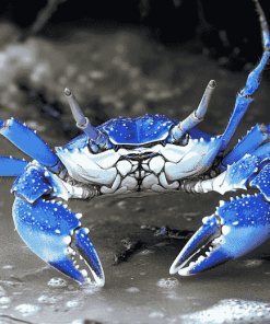 Blue Crab Animal Diamond Painting