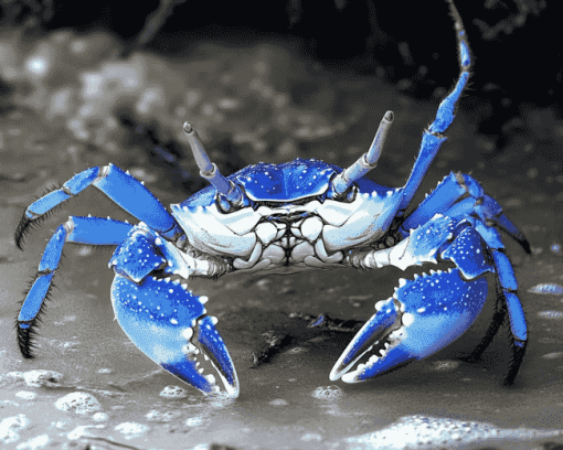 Blue Crab Animal Diamond Painting