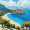 Blue Lagoon Beaches Dream Diamond Painting