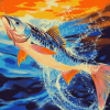 Blue Marlin Fish Diamond Painting