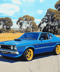 Blue Xb Gt Falcon Vehicles Diamond Painting