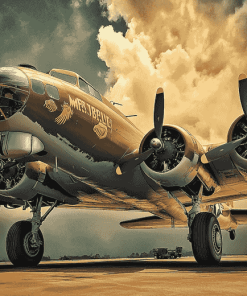 Boeing Memphis Belle B17 Aircraft Diamond Painting