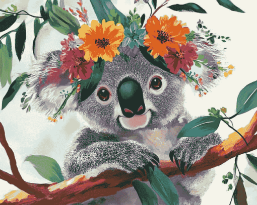 Bohemian Koala Diamond Painting