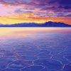 Bolivia Uyuni Salt Sunset Diamond Painting