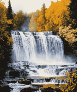 Bond Michigan Waterfall Diamond Painting