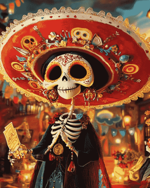 Book of Life Animation Theme Diamond Painting