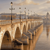 Bordeaux Pont De Pierre France Diamond Painting