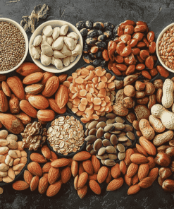 Botanical Seeds and Nuts Diamond Painting