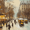 Boulevard Capucines Edouard Cortes Diamond Painting