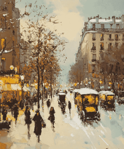 Boulevard Capucines Edouard Cortes Diamond Painting