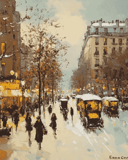 Boulevard Capucines Edouard Cortes Diamond Painting