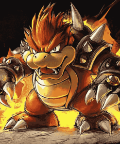 Bowser Cartoon Diamond Painting