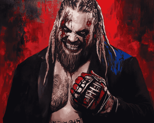 Bray Wyatt WWE Belt Diamond Painting