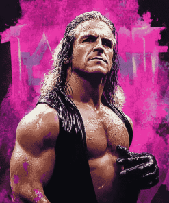 Bret Hart WWE Champion Diamond Painting