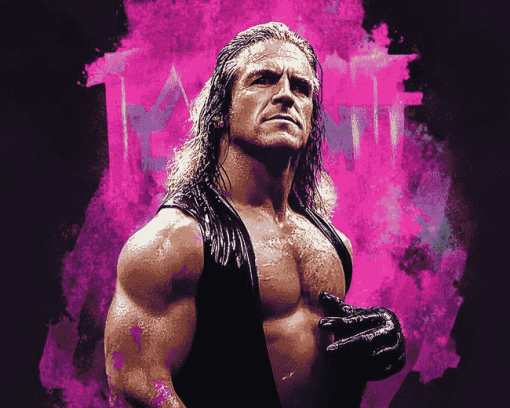 Bret Hart WWE Champion Diamond Painting