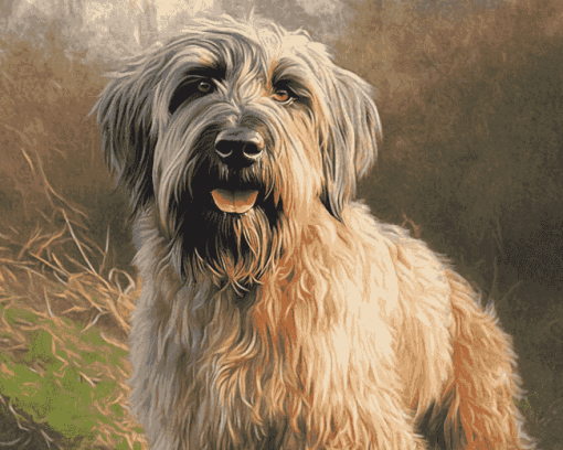 Briard Dog Diamond Painting