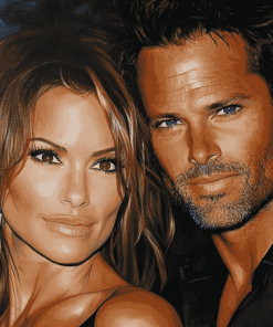 Brooke Burke and David Charvet Celebrity Diamond Painting