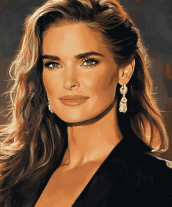 Brooke Shields Celebrity Diamond Painting