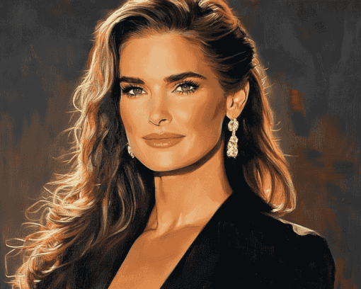 Brooke Shields Celebrity Diamond Painting