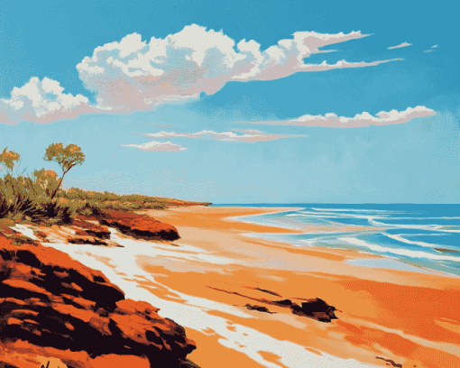 Broome Australia Seascape Diamond Painting