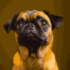 Brussels Griffon Dog Diamond Painting