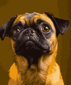 Brussels Griffon Dog Diamond Painting