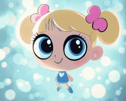 Bubbles Powerpuff Anime Diamond Painting