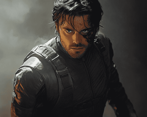 Bucky Barnes Avengers Diamond Painting