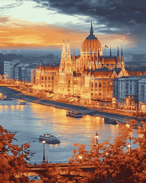 Budapest Cityscape Diamond Painting