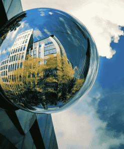 Building Glass Globe Reflections Diamond Painting