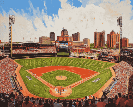 Busch Stadium Sports Diamond Painting