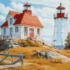 Cabot Head Lighthouse Beacons Diamond Painting