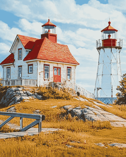 Cabot Head Lighthouse Beacons Diamond Painting