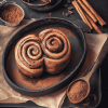 Cacao Cinnamon Roll Delight Diamond Painting